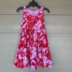 Gap Floral Red Kids Dress Size 5T